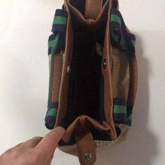 Tommy Hilfiger American Classic Purse - inside zipper and 4 outside comp… - Picture 11 of 16